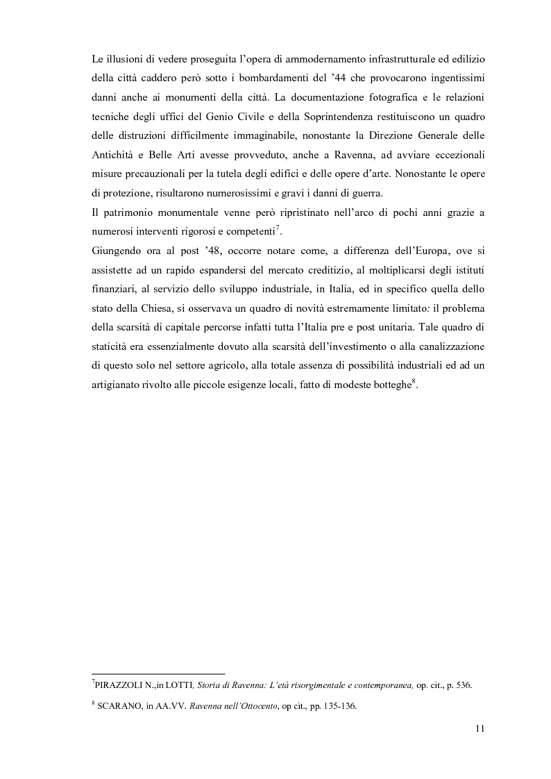 Anteprima della tesi: Cassa di Risparmio di Ravenna, edificio emblematico della cultura unificatrice dell’Italia di fine Ottocento: studio diagnostico dei prospetti, Pagina 11