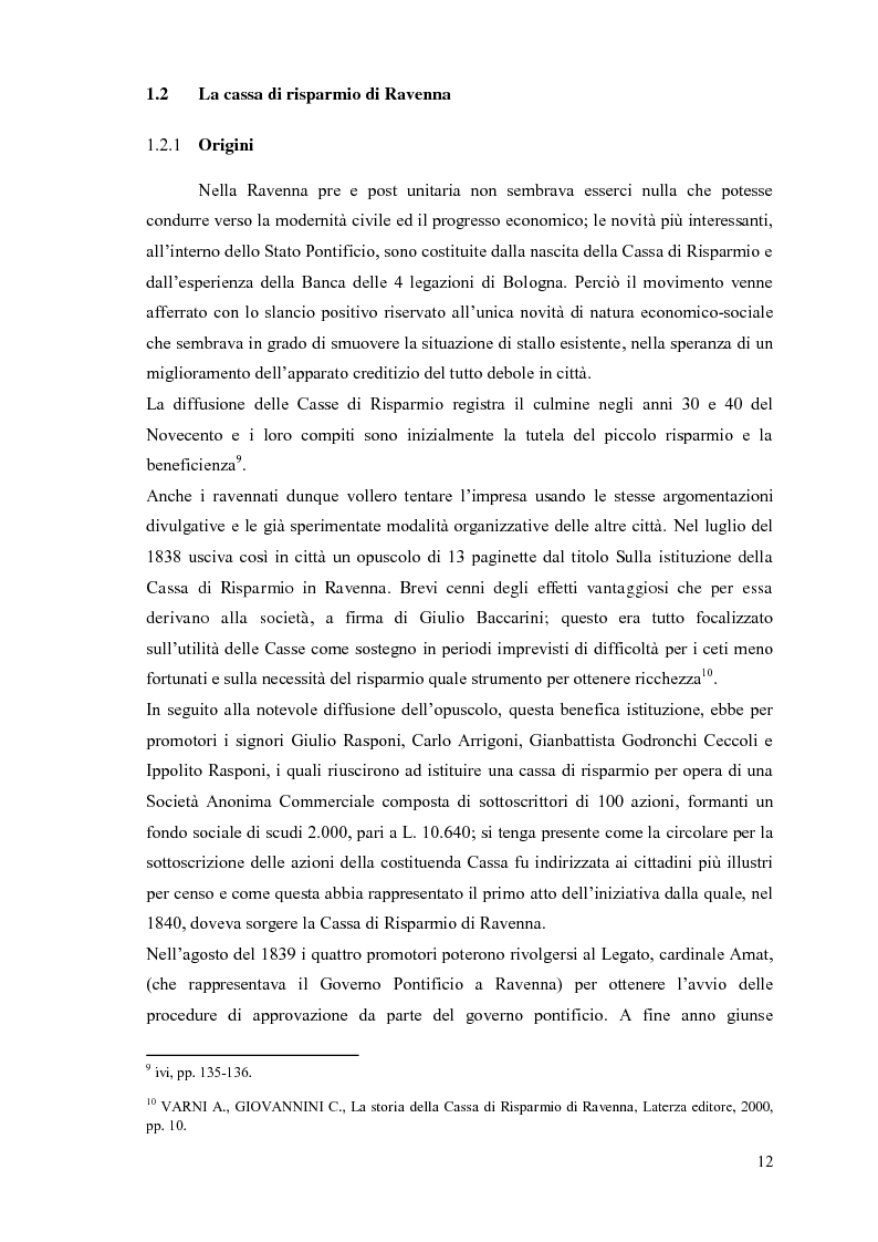 Anteprima della tesi: Cassa di Risparmio di Ravenna, edificio emblematico della cultura unificatrice dell’Italia di fine Ottocento: studio diagnostico dei prospetti, Pagina 12