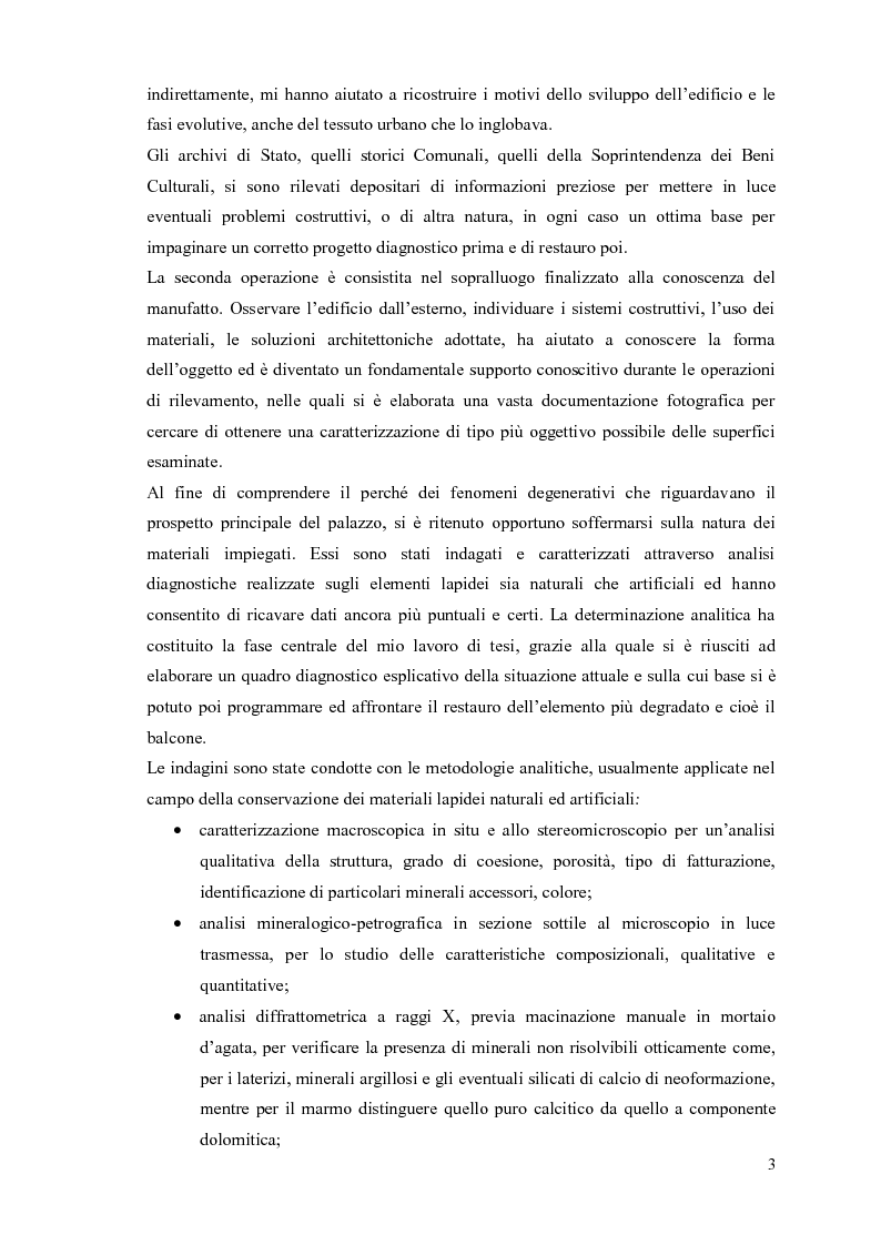 Anteprima della tesi: Cassa di Risparmio di Ravenna, edificio emblematico della cultura unificatrice dell’Italia di fine Ottocento: studio diagnostico dei prospetti, Pagina 3
