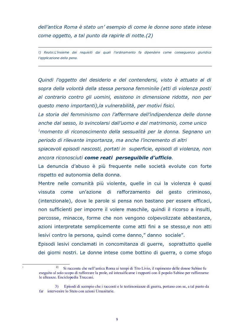Anteprima della tesi: Stalking, Pagina 5