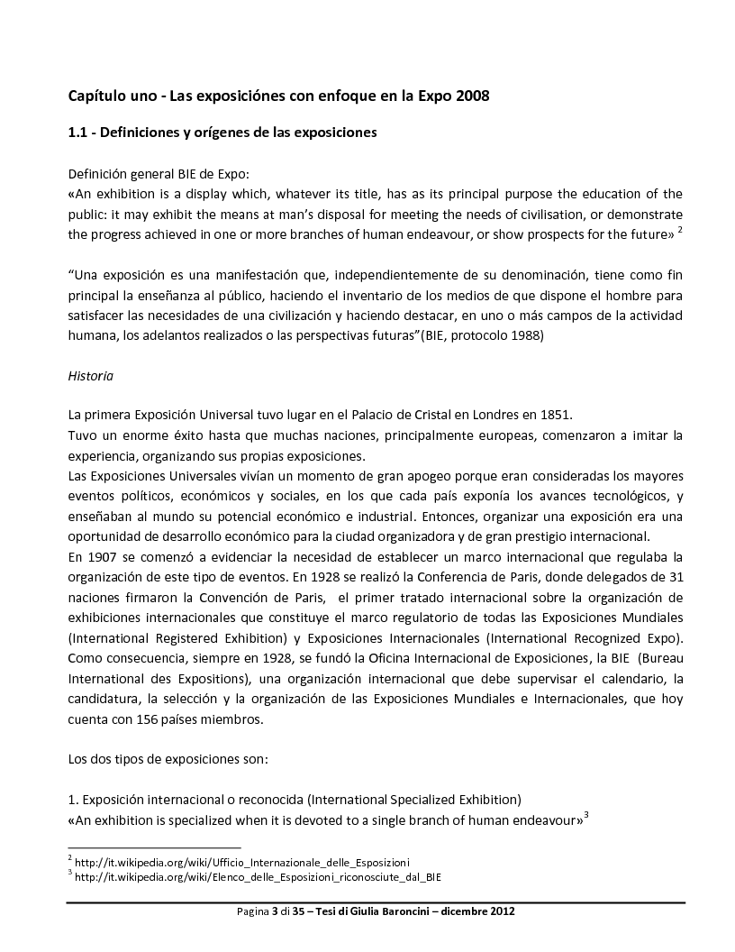 Anteprima della tesi: Expo: desarrollo de la ciudad y de su turismo, Pagina 4