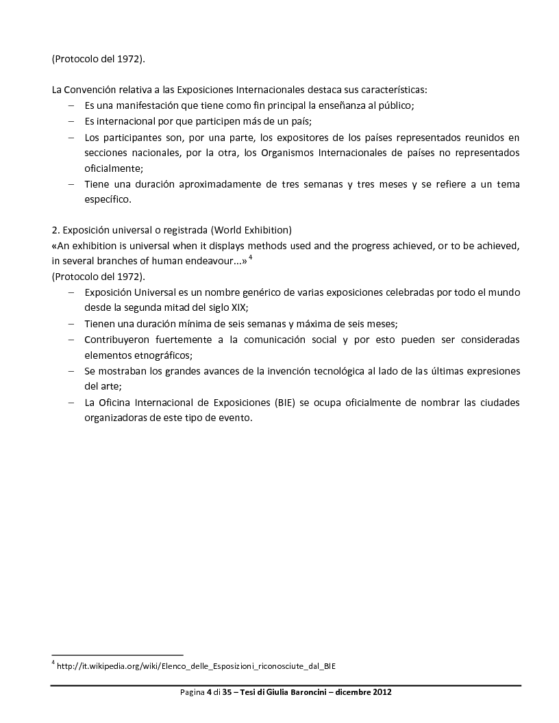 Anteprima della tesi: Expo: desarrollo de la ciudad y de su turismo, Pagina 5