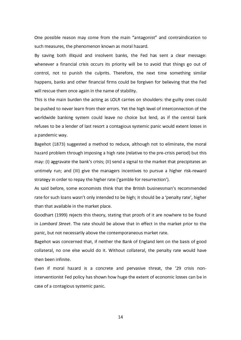 Anteprima della tesi: The Lender of Last Resort: Is There a Role for the ECB?, Pagina 11