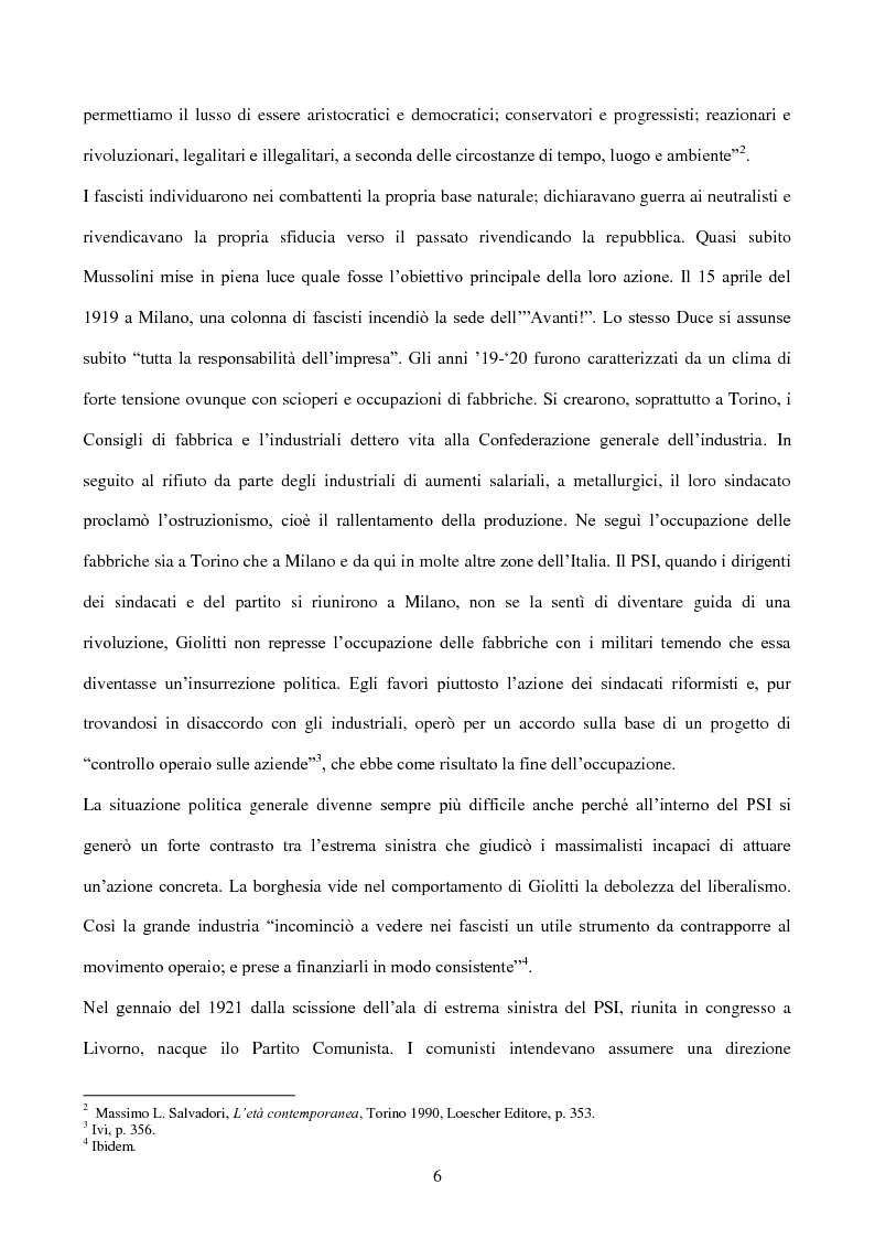 Anteprima della tesi: La stampa durante la dittatura fascista, Pagina 4