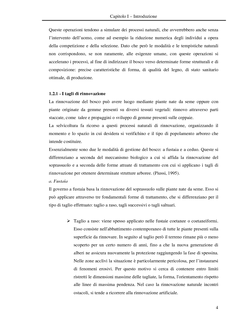 Anteprima della tesi: Misura della biomassa e del contenuto di carbonio nel comparto epigeo ed ipogeo in boschi di faggio (Fagus sylvatica L.), Pagina 5