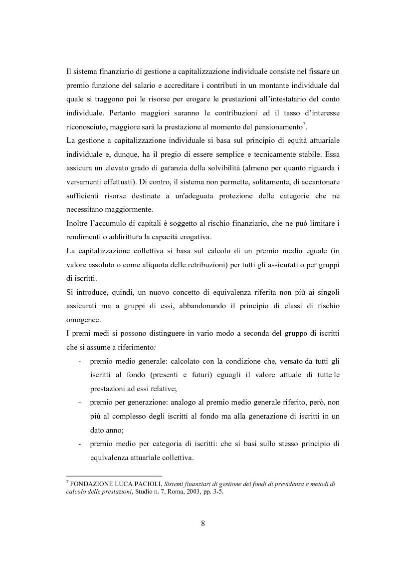 Estratto dalla tesi: Il modello a traiettorie individuali esatte e modalità di calcolo delle prestazioni