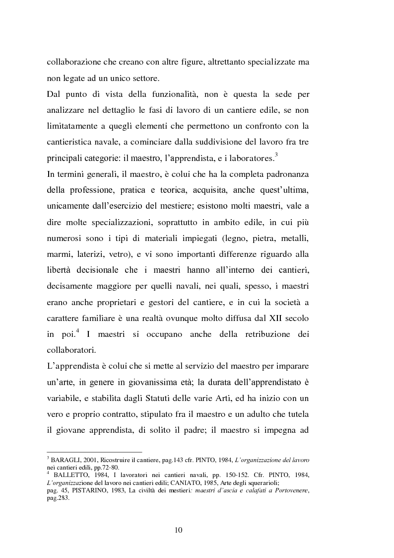Anteprima della tesi: Il cantiere navale medievale nel Mediterraneo: un problema archeologico, Pagina 11