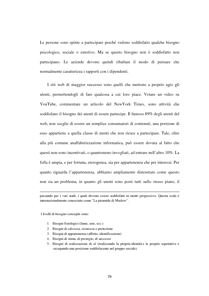 Estratto dalla tesi: Approcci ''Open'' e ''User-led'': il ruolo delle tecnologie Web