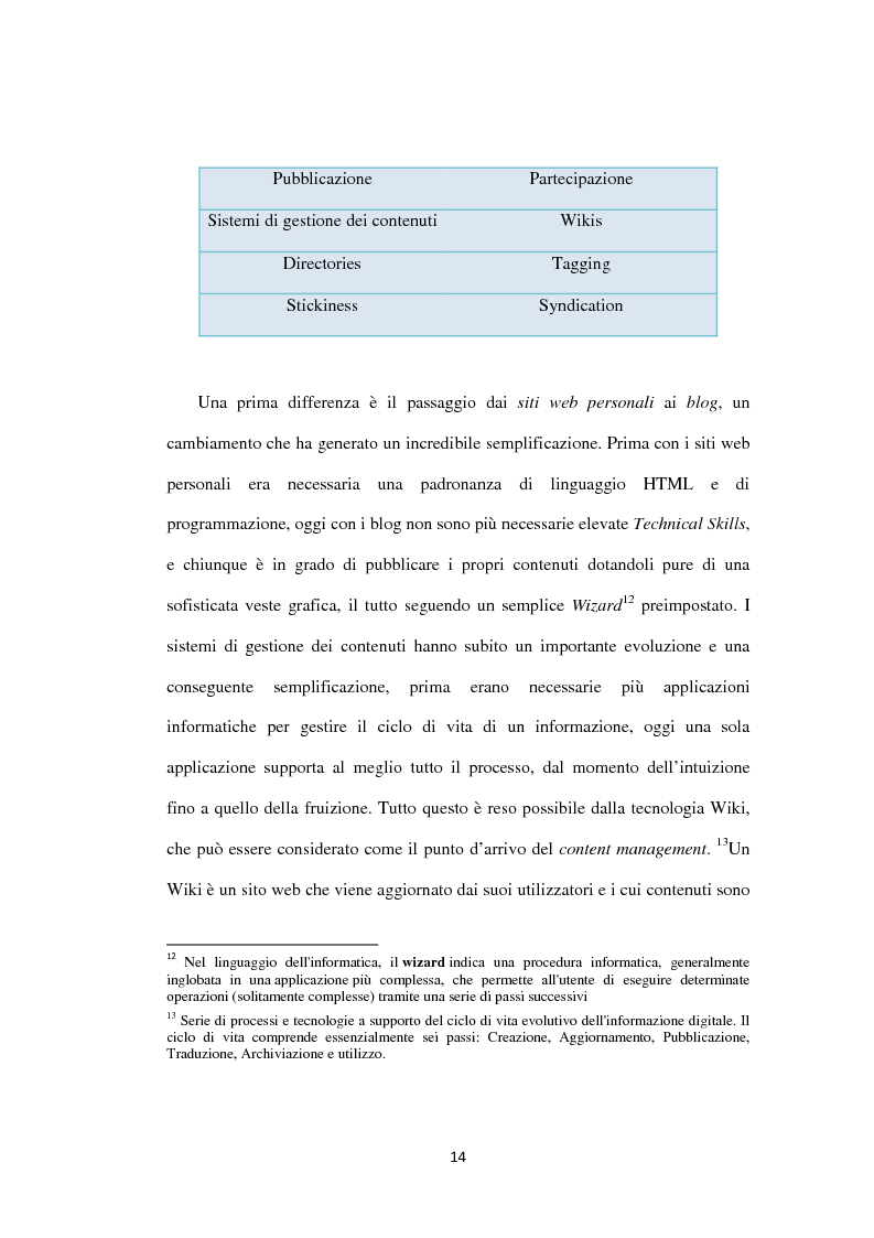 Anteprima della tesi: Approcci ''Open'' e ''User-led'': il ruolo delle tecnologie Web, Pagina 15