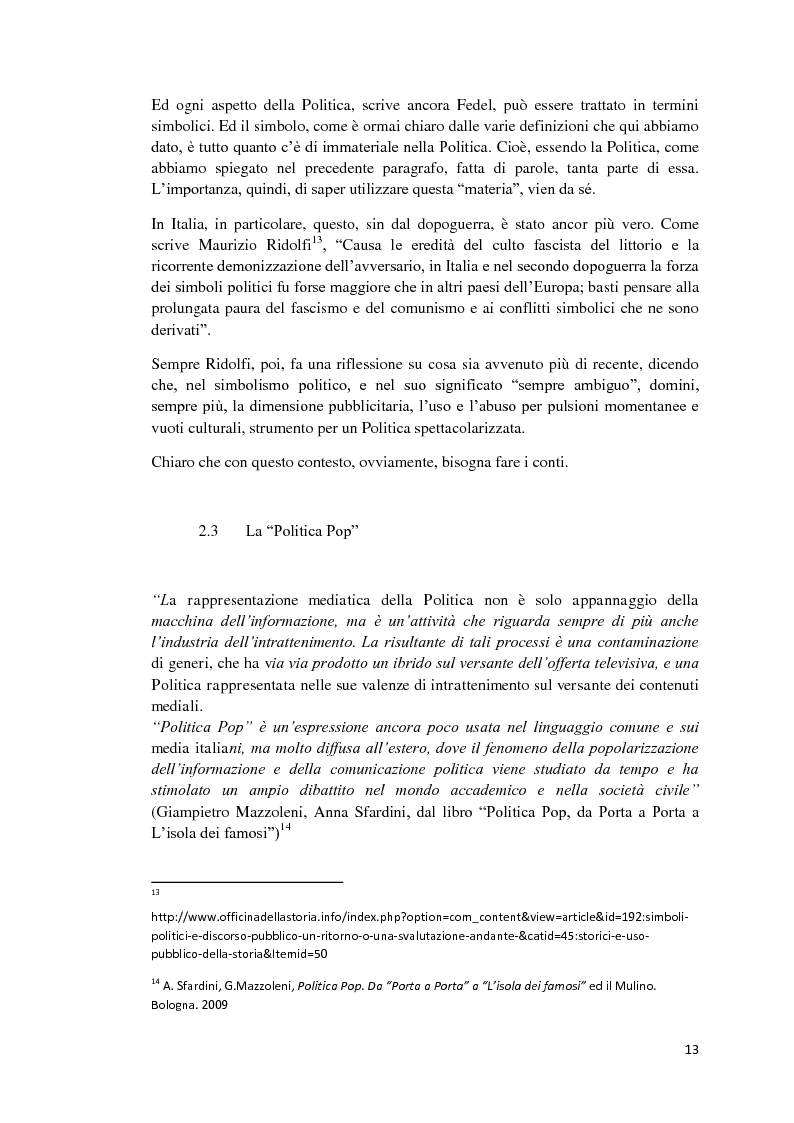 Anteprima della tesi: Politica e Comunicazione: Il caso del sig. B, Pagina 9