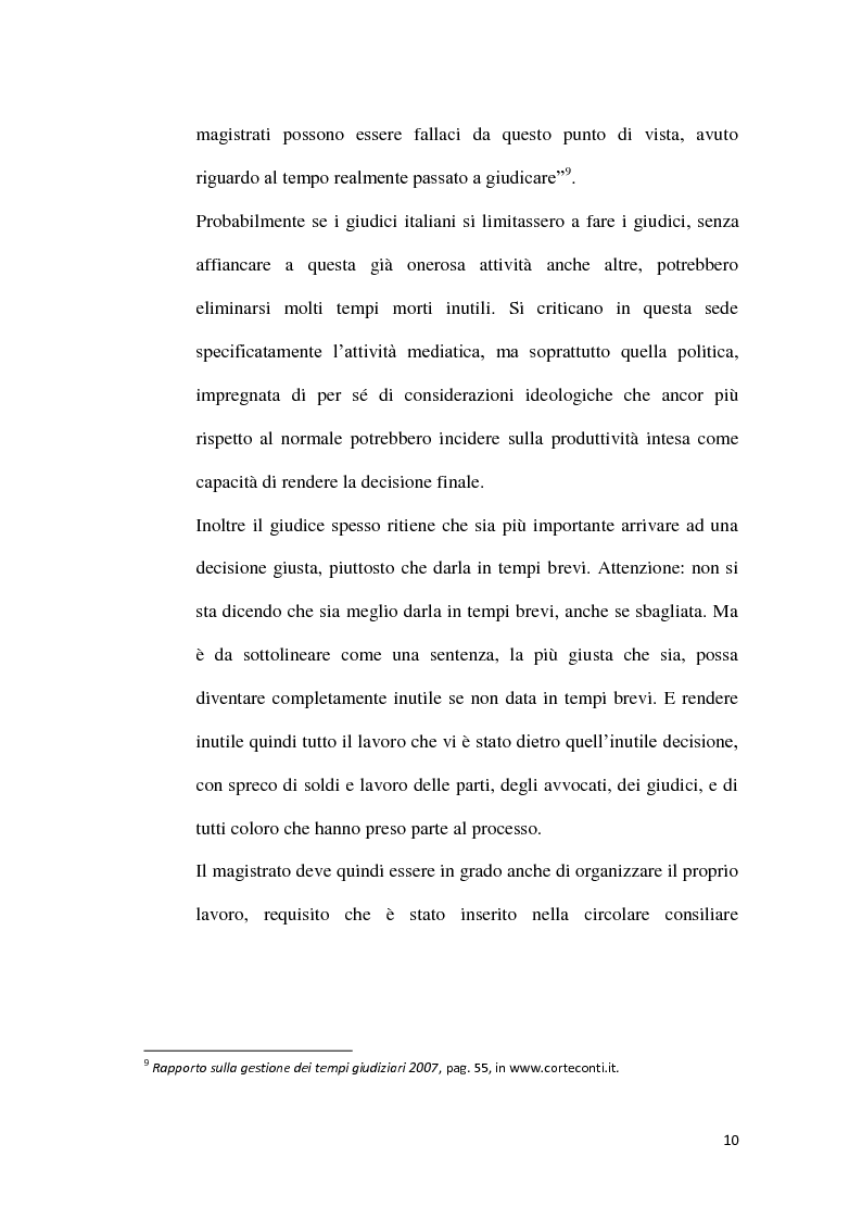 Anteprima della tesi: La durata irragionevole del processo civile italiano, Pagina 11