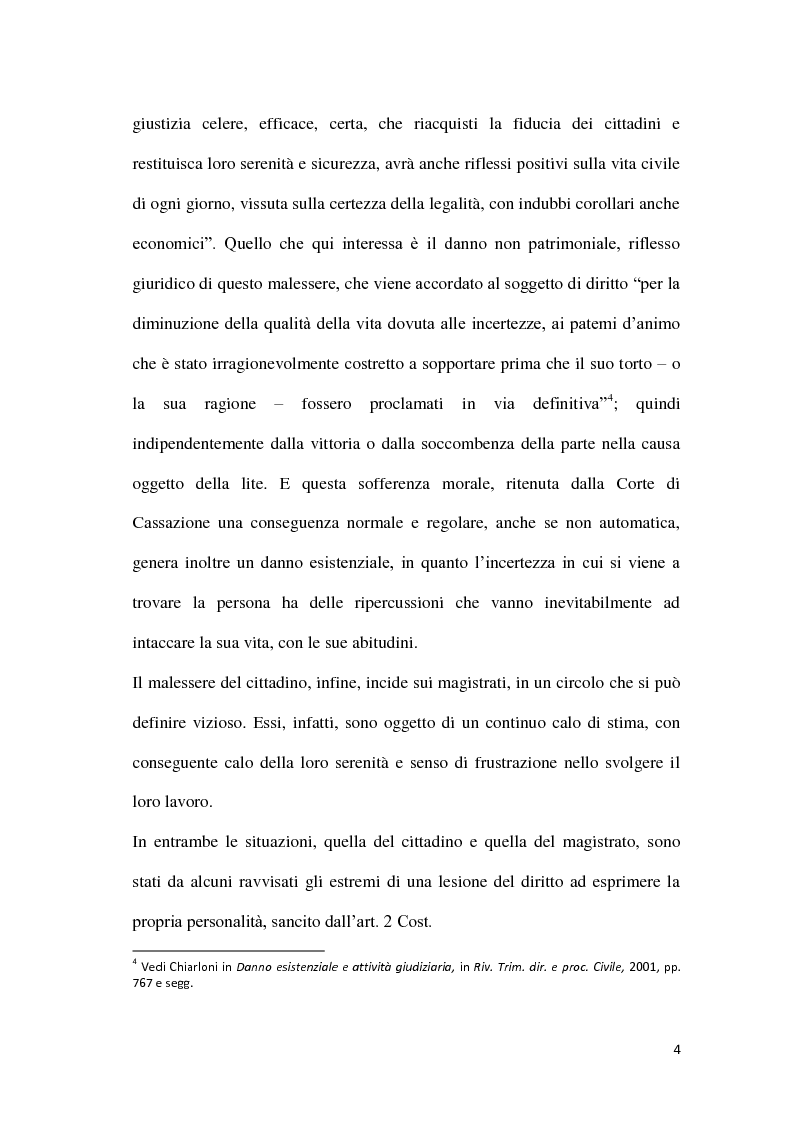 Anteprima della tesi: La durata irragionevole del processo civile italiano, Pagina 5