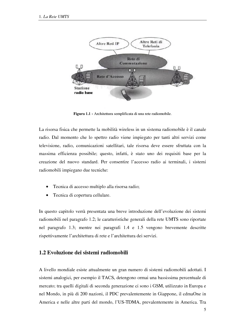 Anteprima della tesi: Proposta di una tecnica adattiva di gestione delle risorse per reti cellulari UMTS/HSPA, Pagina 6