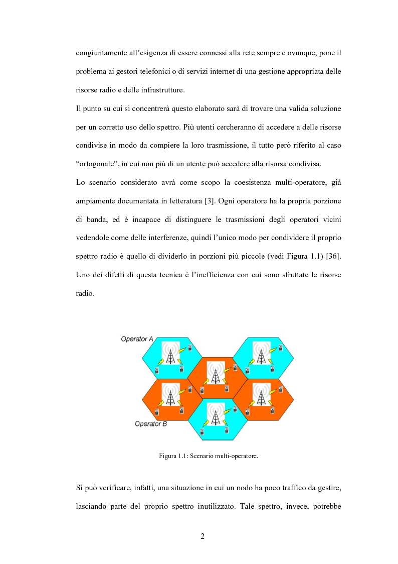 Anteprima della tesi: Valutazione di tecniche di allocazione di risorse in reti cellulari di quarta generazione, Pagina 3