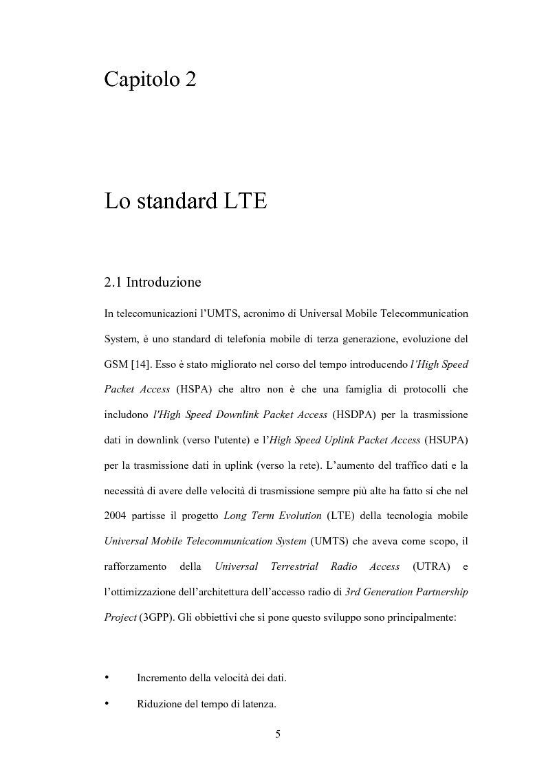 Anteprima della tesi: Valutazione di tecniche di allocazione di risorse in reti cellulari di quarta generazione, Pagina 6