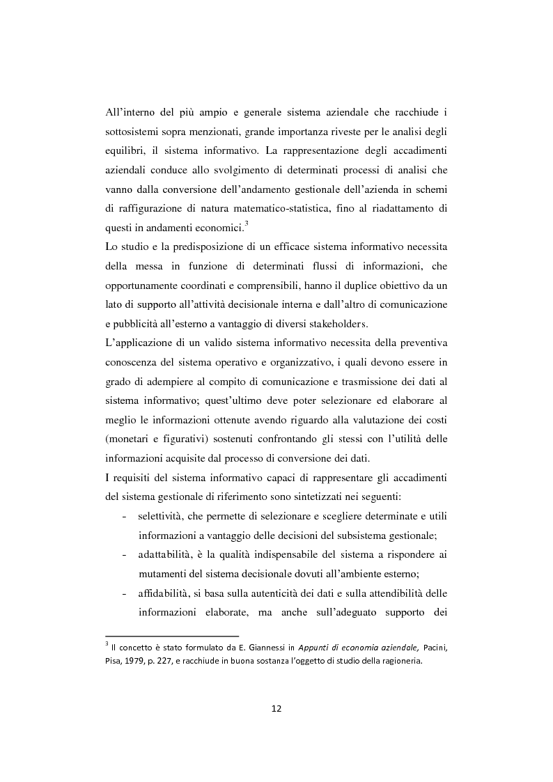 Anteprima della tesi: Gli equilibri nelle aziende turistiche: il caso delle imprese ricettive-alberghiere e dei tour operators, Pagina 9