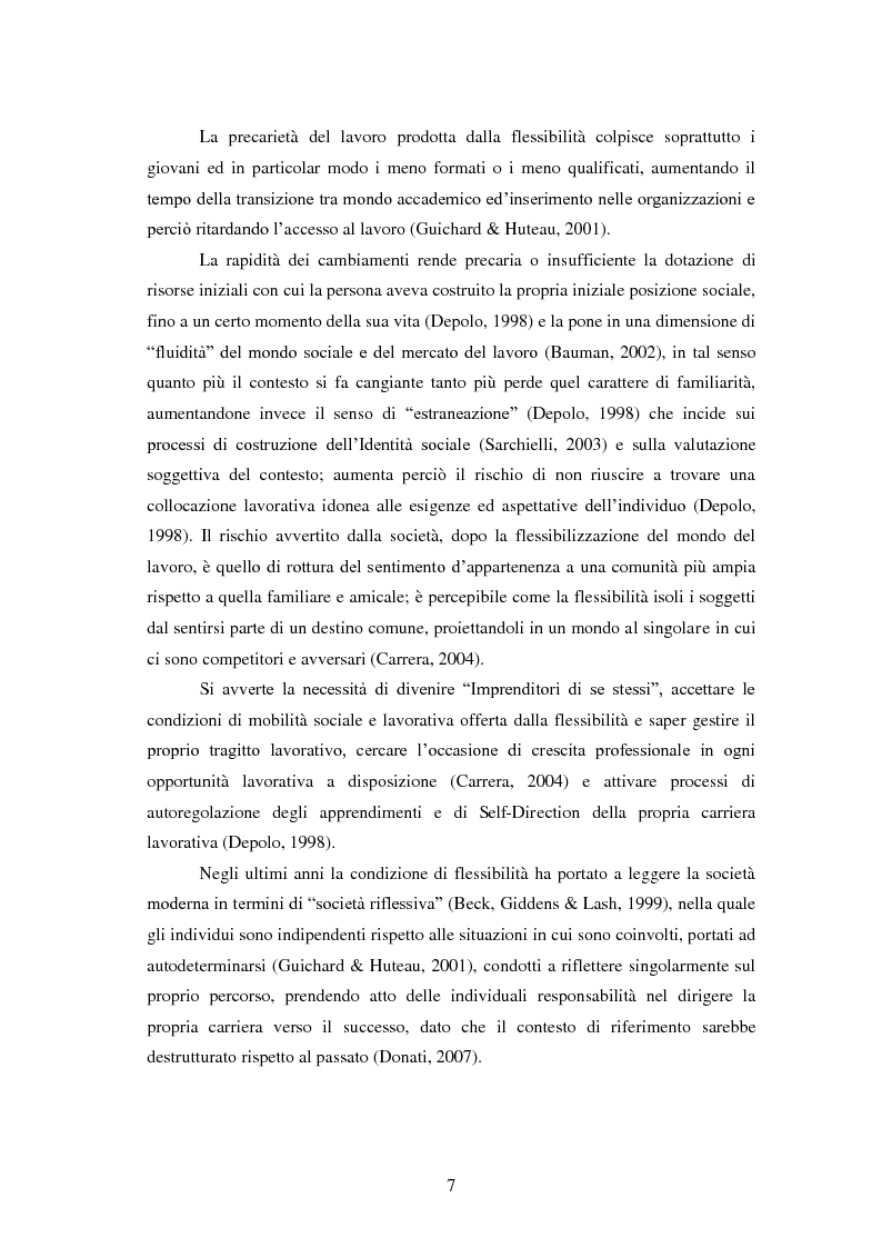 Anteprima della tesi: Employability: una risorsa individuale per l’occupazione. Uno studio esplorativo sulla relazione tra Employability e Caratteristiche del Sé., Pagina 6