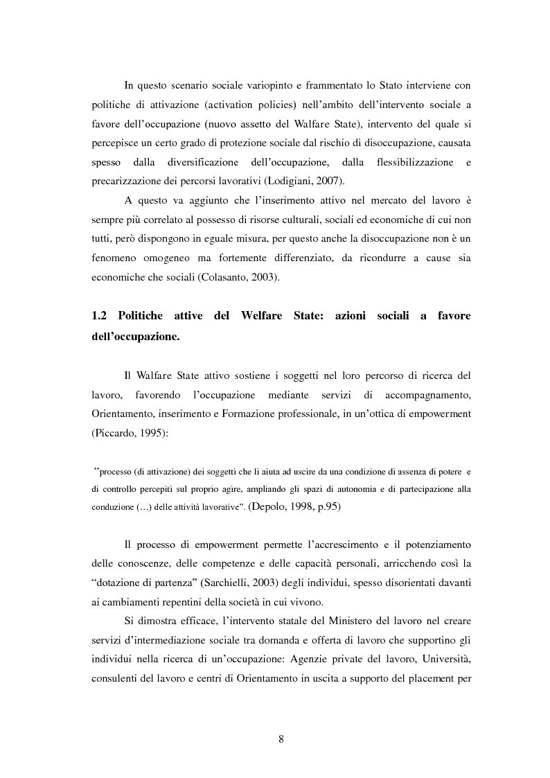 Anteprima della tesi: Employability: una risorsa individuale per l’occupazione. Uno studio esplorativo sulla relazione tra Employability e Caratteristiche del Sé., Pagina 7