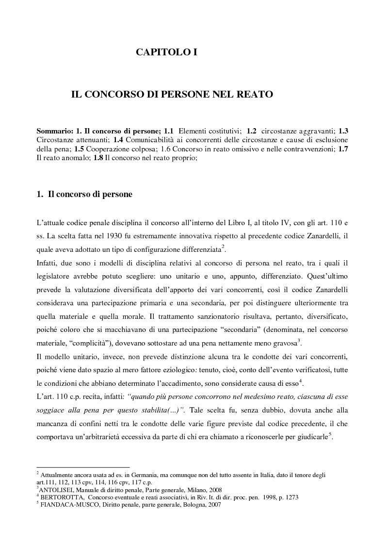 Anteprima della tesi: Il concorso esterno nell'associazione mafiosa: origini, ipotesi criminologiche e aspetti di attualità., Pagina 5