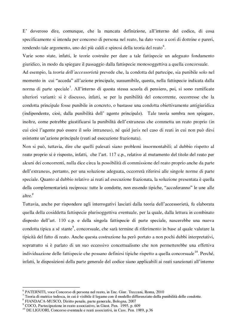 Anteprima della tesi: Il concorso esterno nell'associazione mafiosa: origini, ipotesi criminologiche e aspetti di attualità., Pagina 6