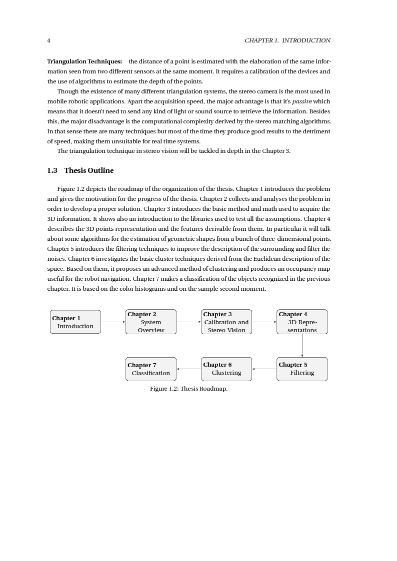 Anteprima della tesi: Stereo Vision Based Object Detection for Mobile Robots (Stereo Visione per il Riconoscimento di Oggetti nella Robotica Mobile), Pagina 6