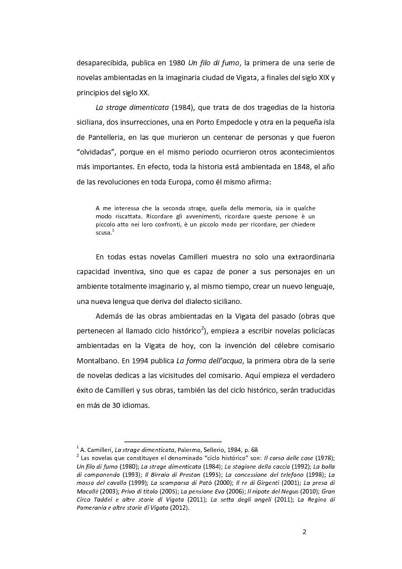 Anteprima della tesi: ''La pazienza del ragno'' de Andrea Camilleri: de la novela a la película, con un estudio de la traducción al español, Pagina 3