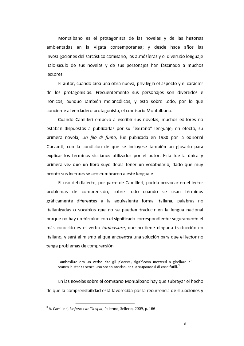 Anteprima della tesi: ''La pazienza del ragno'' de Andrea Camilleri: de la novela a la película, con un estudio de la traducción al español, Pagina 4
