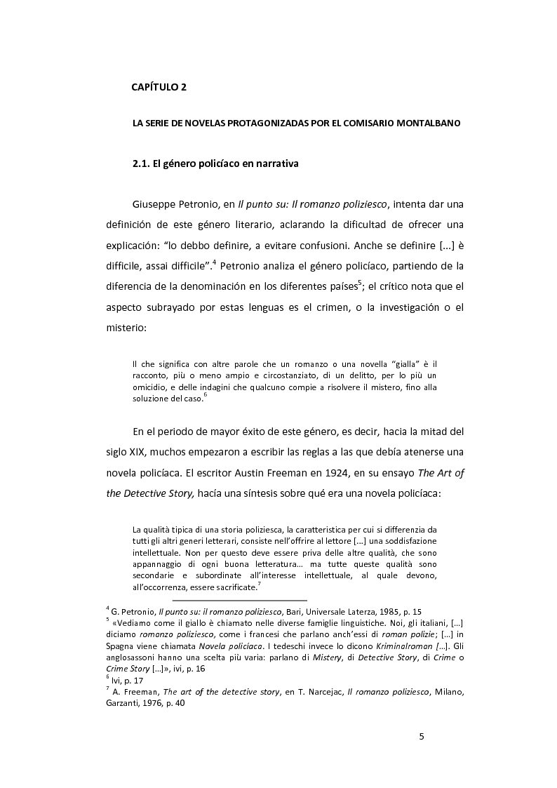 Anteprima della tesi: ''La pazienza del ragno'' de Andrea Camilleri: de la novela a la película, con un estudio de la traducción al español, Pagina 6