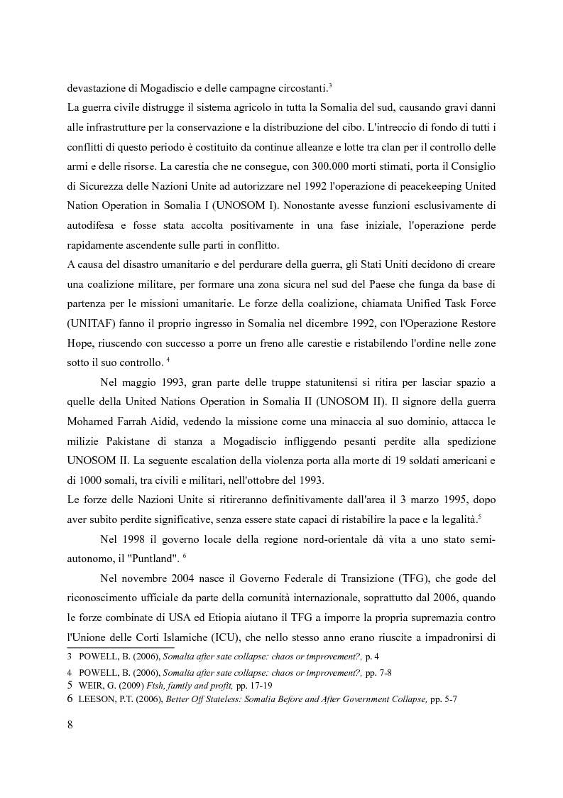 Anteprima della tesi: La pirateria nel XXI secolo: il caso somalo e la risposta occidentale, Pagina 5