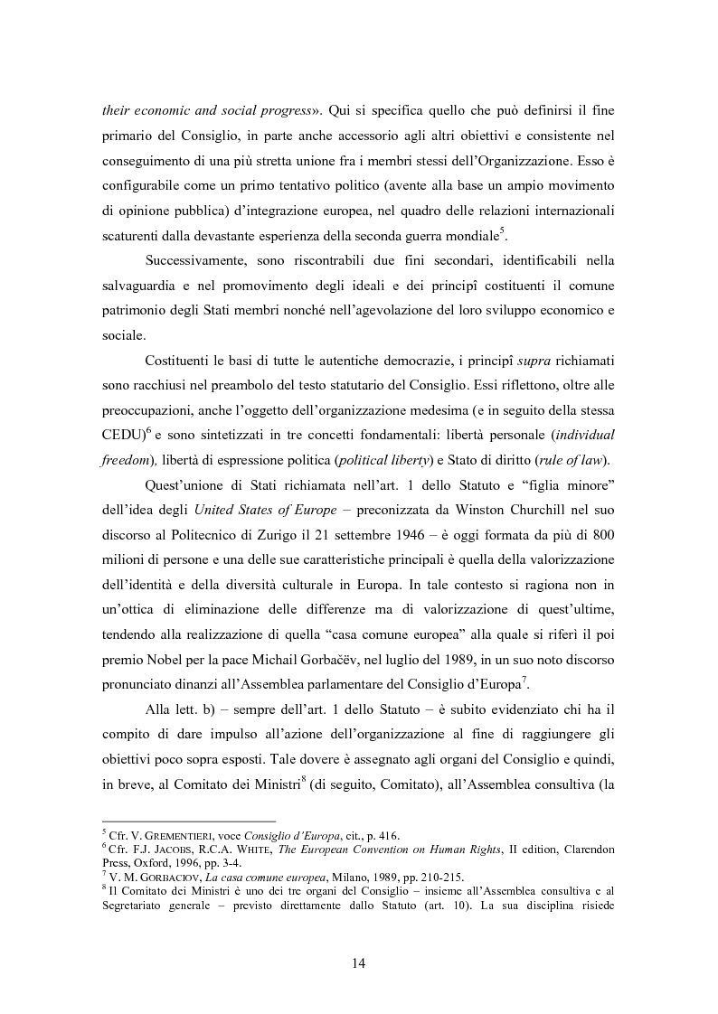 Anteprima della tesi: Ottemperanza alle sentenze della Corte europea dei diritti dell'uomo e processo penale
, Pagina 6