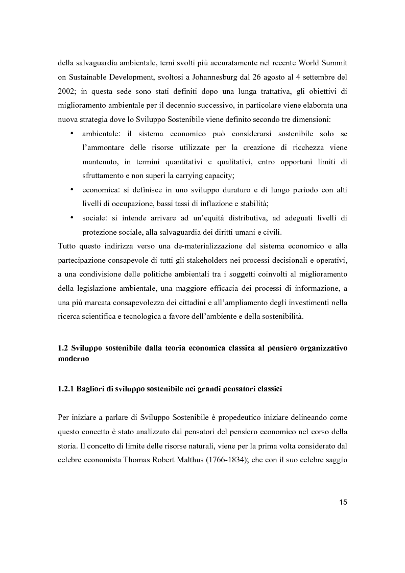 Anteprima della tesi: Lo sviluppo sostenibile nell’esperienza aziendale di Sanpellegrino, Pagina 10