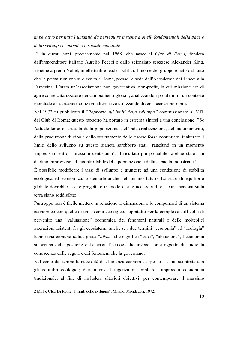 Anteprima della tesi: Lo sviluppo sostenibile nell’esperienza aziendale di Sanpellegrino, Pagina 5