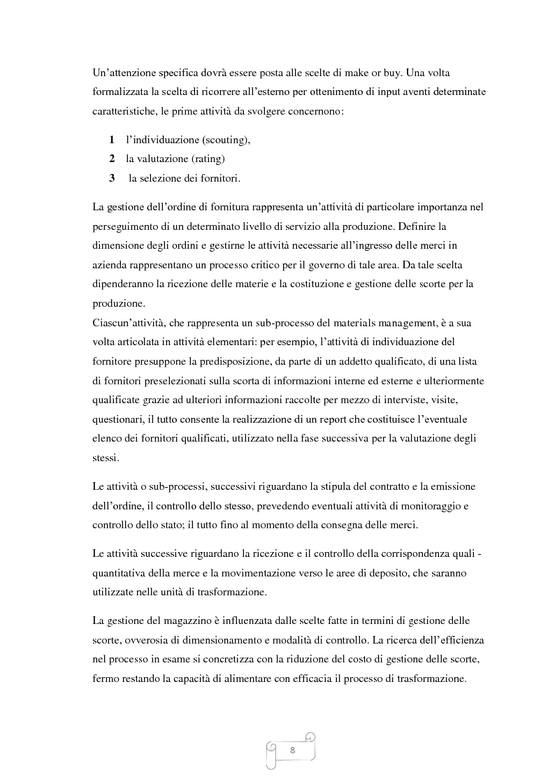 Anteprima della tesi: Un approccio integrato nella evoluzione della logistica: il caso Cellini S.P.A., Pagina 9