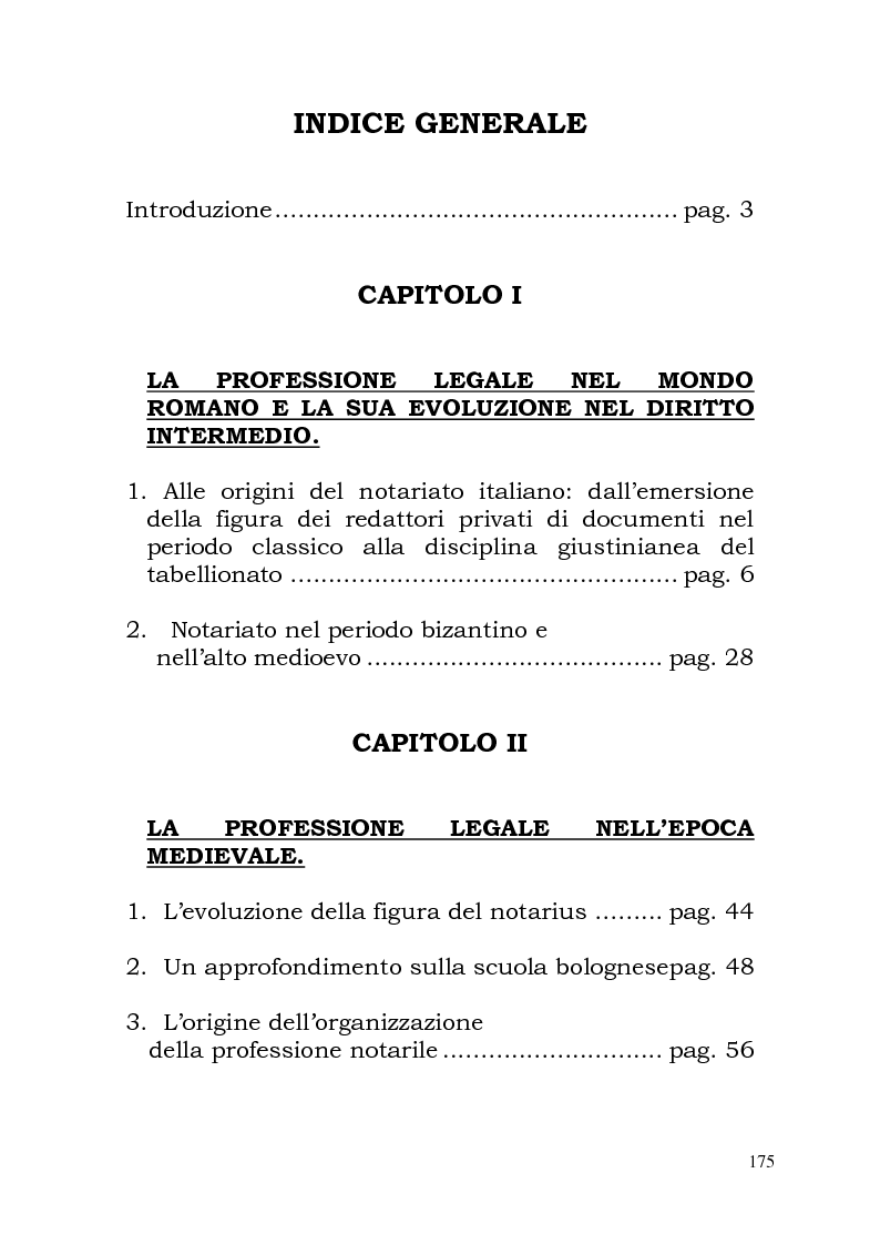 Indice della tesi: La Professione Notarile nell'opera di Antonio Pacini (1774), Pagina 1