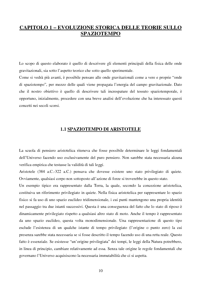 Anteprima della tesi: Studio delle Onde Gravitazionali: da Einstein a Virgo, Pagina 3