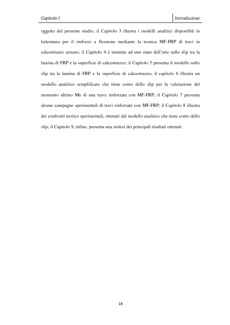 Anteprima della tesi: Effetto del Bond-slip sulla capacità ultima di travi rinforzate con MF-FRP, Pagina 6