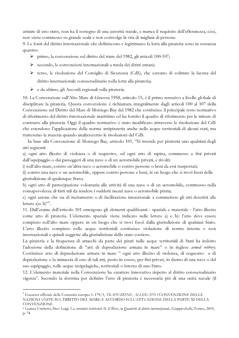 Anteprima della tesi: Pirateria e diritti umani, Pagina 4