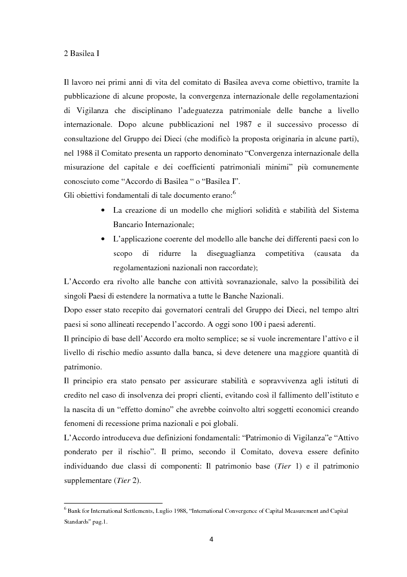 Anteprima della tesi: La Regolamentazione di Basilea III e gli effetti sulle Piccole e Medie imprese, Pagina 8