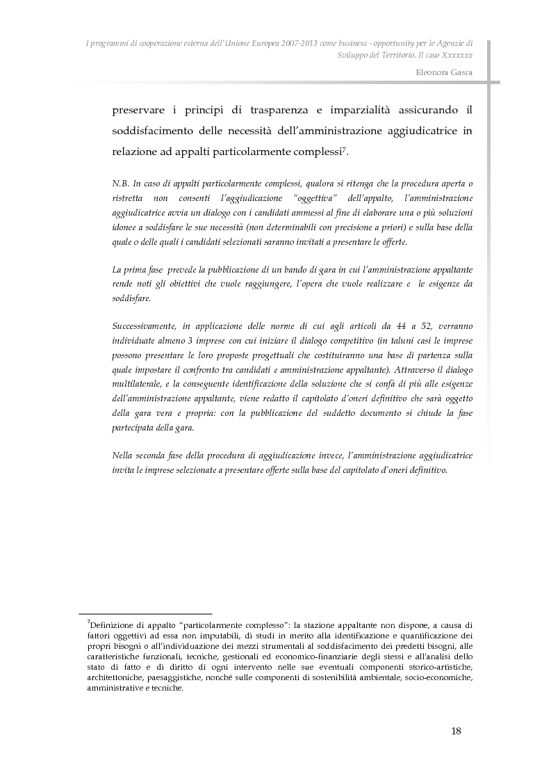 Anteprima della tesi: I programmi di cooperazione esterna dell’Unione Europea 2007-2013 come business - opportunity per le Agenzie di Sviluppo del Territorio., Pagina 10