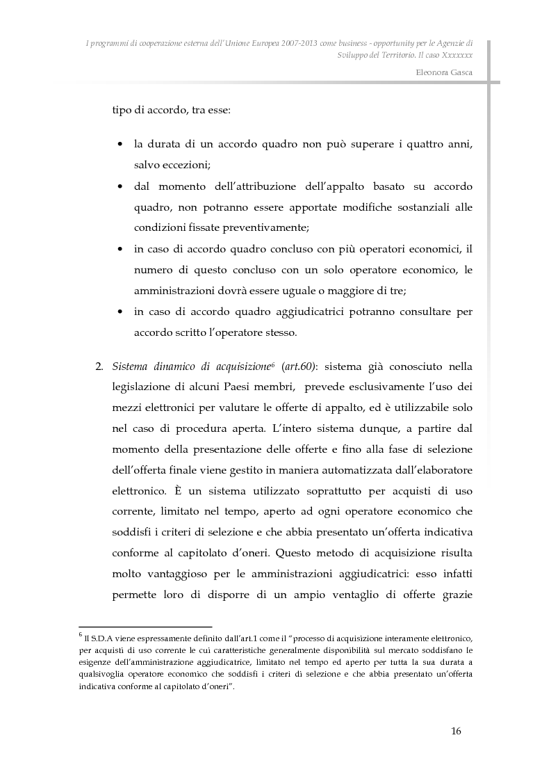 Anteprima della tesi: I programmi di cooperazione esterna dell’Unione Europea 2007-2013 come business - opportunity per le Agenzie di Sviluppo del Territorio., Pagina 8