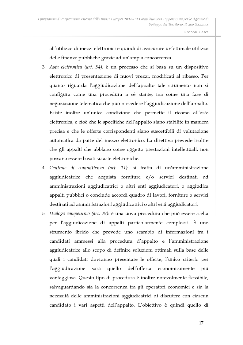 Anteprima della tesi: I programmi di cooperazione esterna dell’Unione Europea 2007-2013 come business - opportunity per le Agenzie di Sviluppo del Territorio., Pagina 9