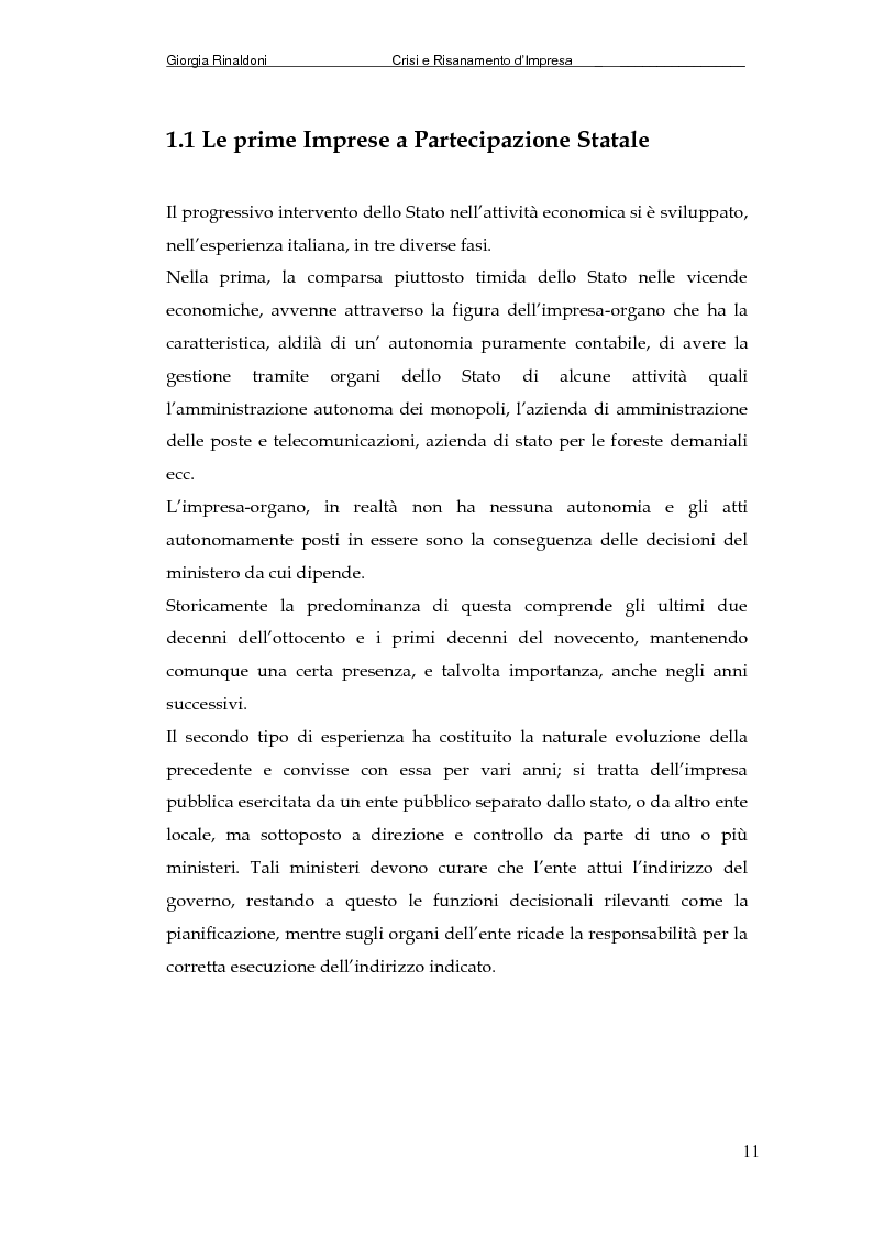 Anteprima della tesi: La Tirrenia di Navigazione S.p.A. : un caso di crisi, Pagina 9