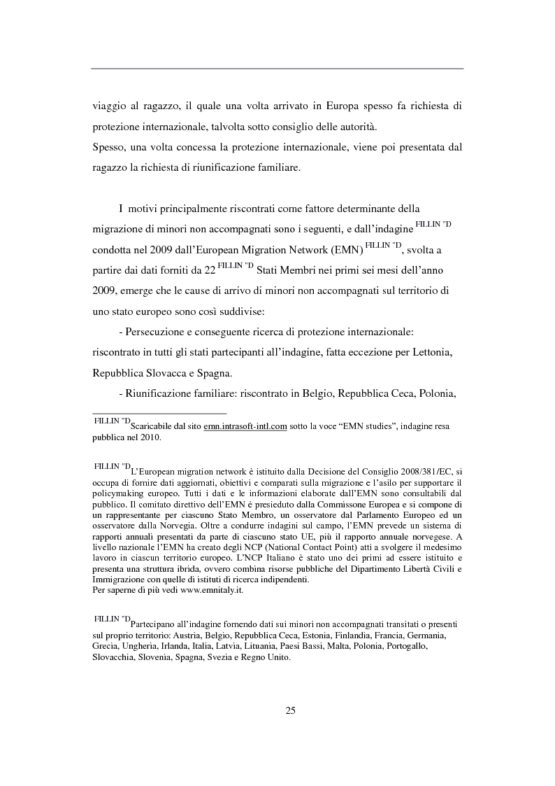 Estratto dalla tesi: La Tutela dei Minori non Accompagnati nel'Unione Europea, con un particolare riferimento agli Stati Membri dell'Europa Orientale