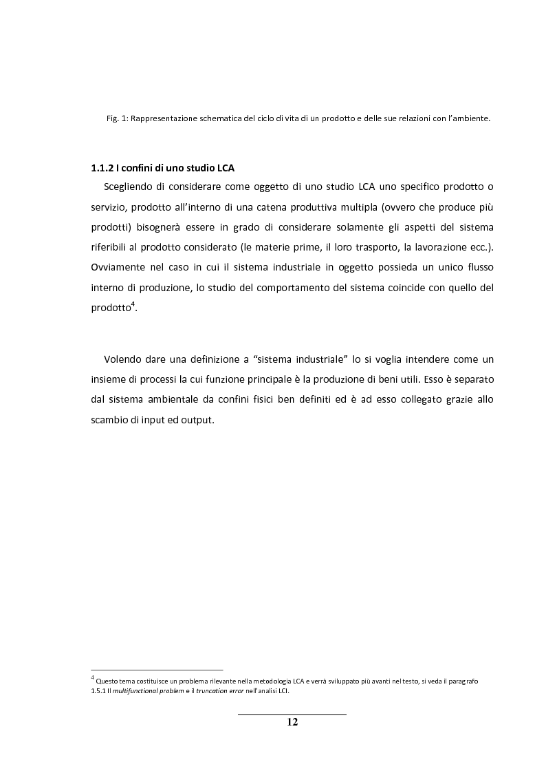 Anteprima della tesi: La metodologia LCA (Life Cycle Analysis). Sfide e potenzialità per il futuro., Pagina 8