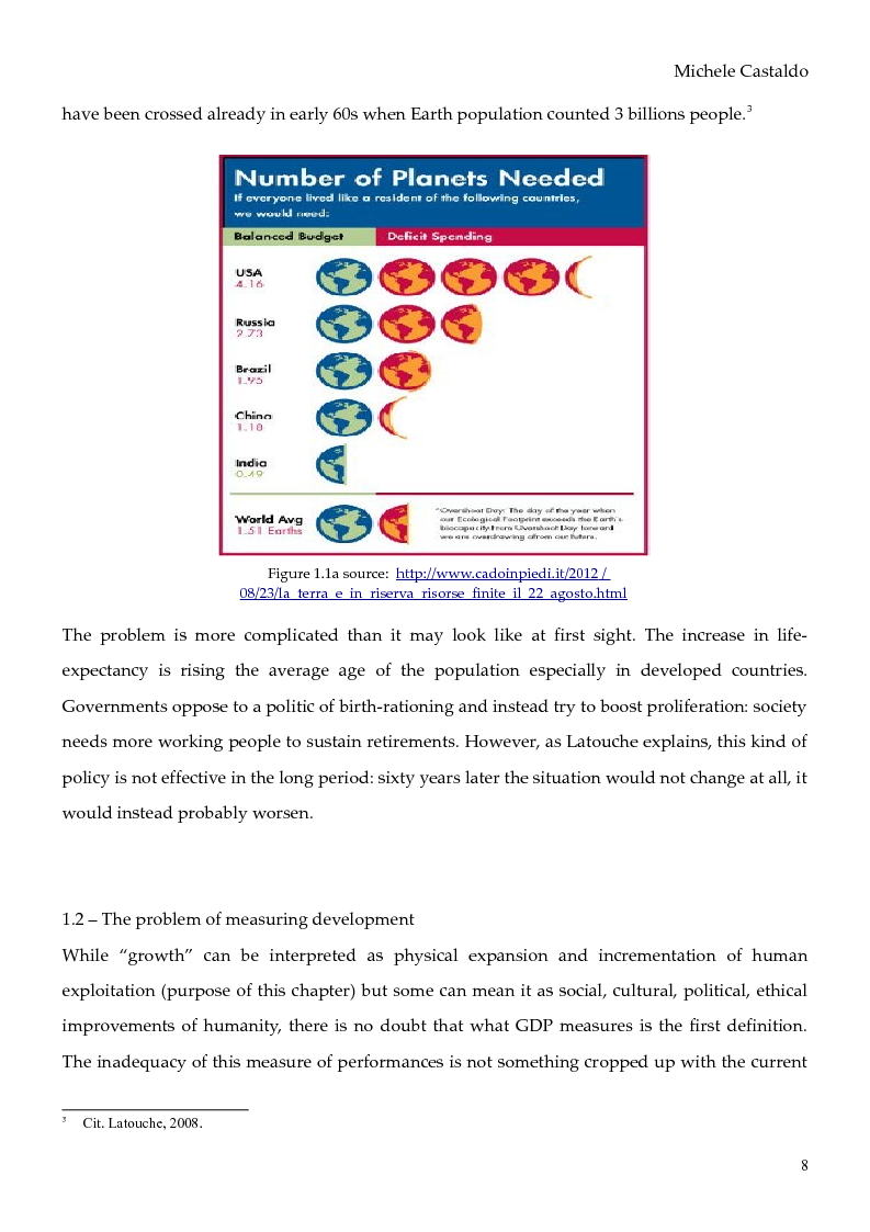 Anteprima della tesi: Economy of Degrowth: Theories and Perspectives, Pagina 6