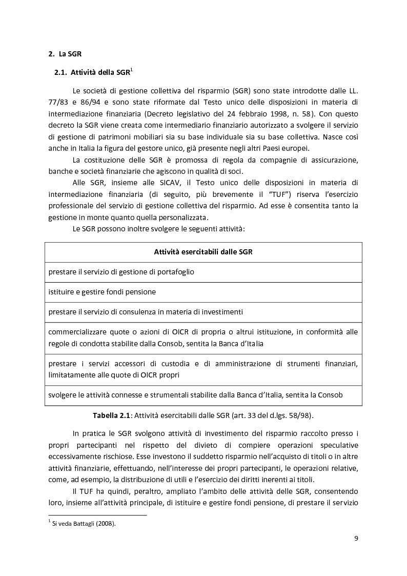 Anteprima della tesi: La Compliance nella SGR, Pagina 4