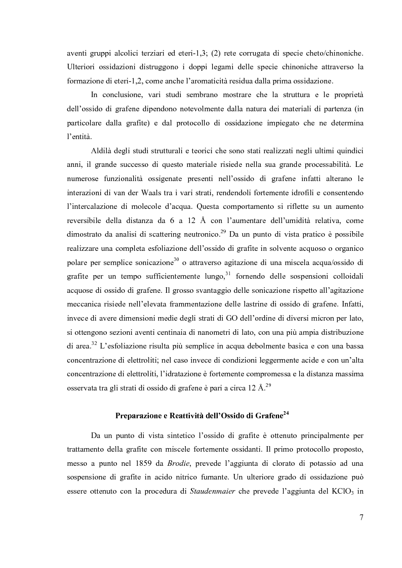 Anteprima della tesi: Preparazione di organo(trialcossi)silani e loro impiego nella funzionalizzazione superficiale di ossido di silicio per immobilizzazione covalente di grafene, Pagina 10