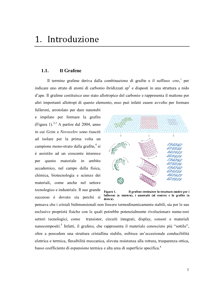 Anteprima della tesi: Preparazione di organo(trialcossi)silani e loro impiego nella funzionalizzazione superficiale di ossido di silicio per immobilizzazione covalente di grafene, Pagina 4