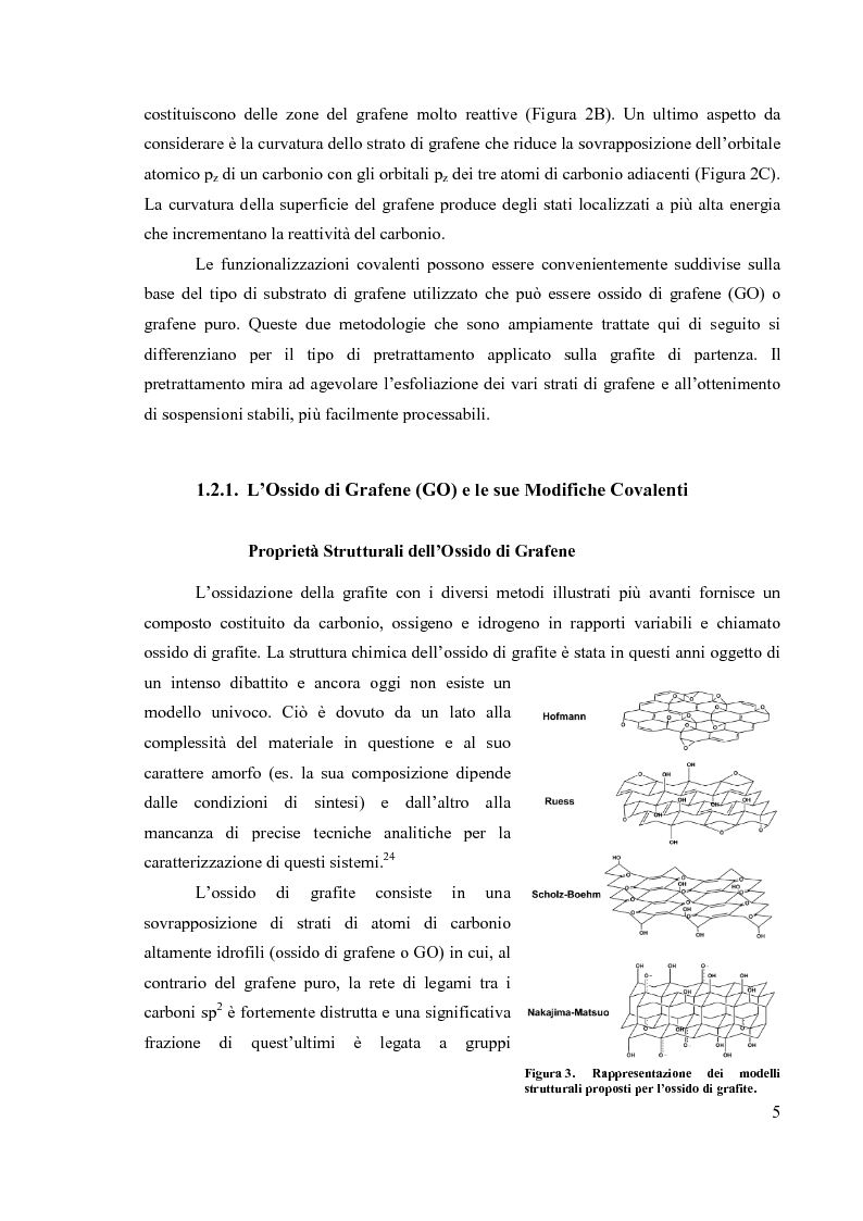 Anteprima della tesi: Preparazione di organo(trialcossi)silani e loro impiego nella funzionalizzazione superficiale di ossido di silicio per immobilizzazione covalente di grafene, Pagina 8