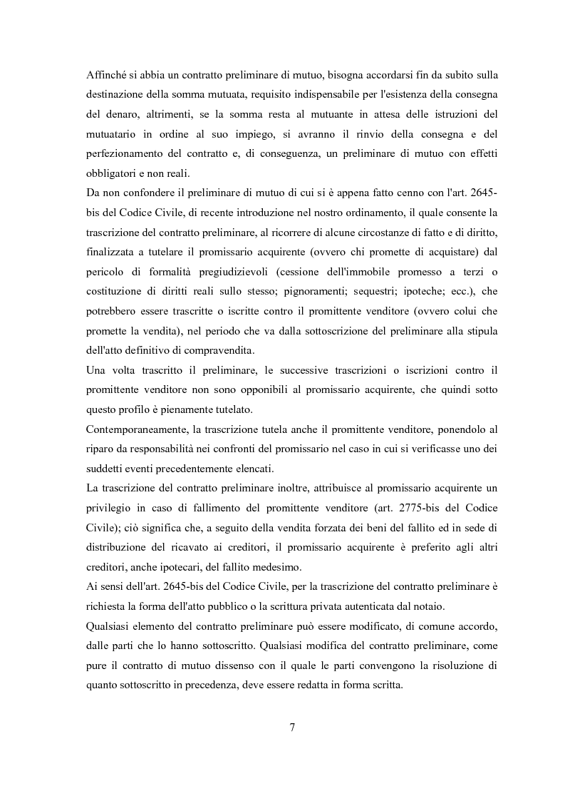 Anteprima della tesi: Il contratto di mutuo - tipologie negoziali, Pagina 5